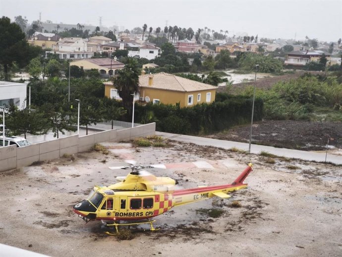 Un dispositiu especial d'helicòpters 