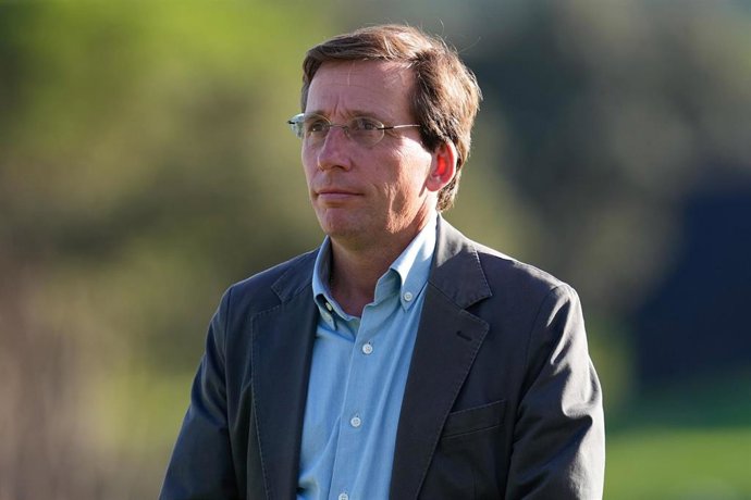 Jose Luis Martinez-Almeida, Mayor of Madrid, attends during the Open de España 2026 presented by Madrid, R4 Final, golf tournament of DP World Tour at Club de Campo Villa de Madrid on October 11, 2026, in Madrid, Spain.