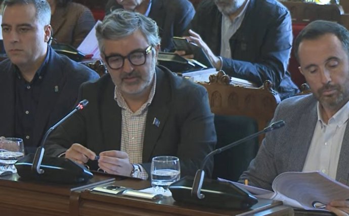 Alejandro Calvo, en una comisión parlamentaria