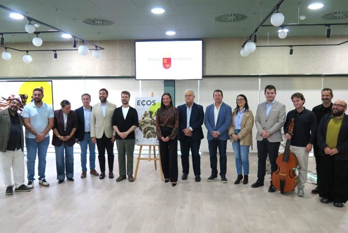 La consejera de Turismo, Cultura y Deportes, Carmen Conesa, durante la presentación del X Festival ECOS.