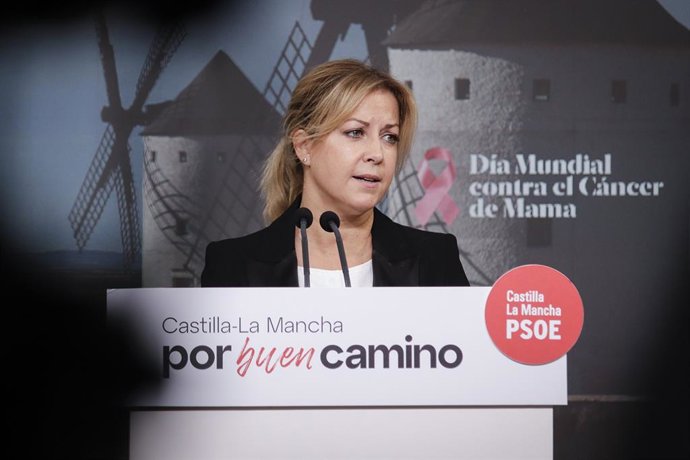 La portavoz del PSOE en las Cortes de C-LM, Ana Isabel Abengózar.