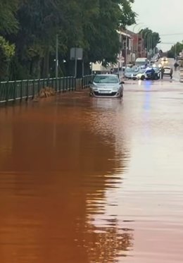 Inundaciones en Urda