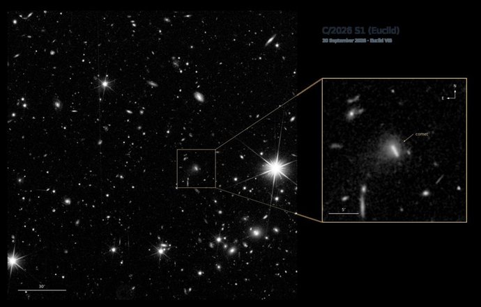 Euclid descubre un nuevo cometa