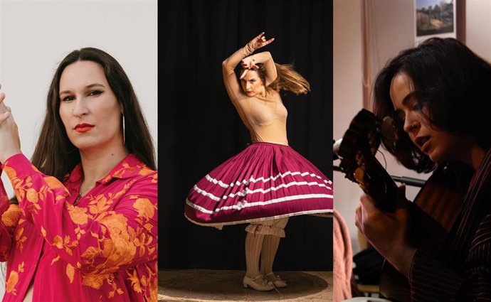 Ana Mar García de Quero, Marta Bonilla y Miriam Moreno.