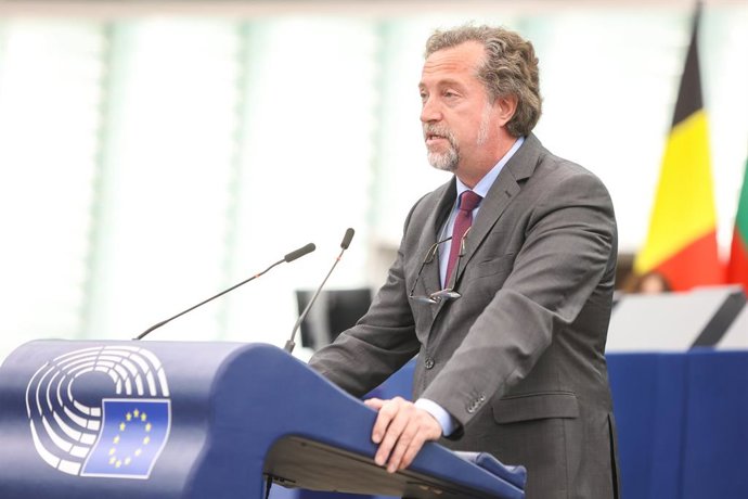 Archivo - Arquivo - O vice-primeiro-ministro Ivo Hristov, durante seu mandato como eurodeputado em 2023.