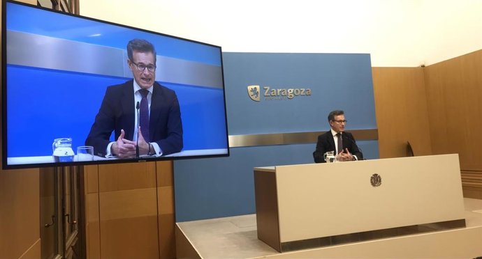 El consejero municipal de Urbanismo del Ayuntamiento de Zaragoza, Víctor Serrano