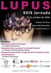 Foto: La Asociación Lupus de Cantabria celebra el viernes su XXIX Jornada con ponencias sobre afectación ocular e inmunitaria