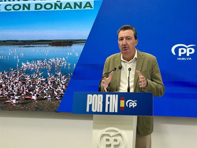 El presidente del PP de Huelva, Manuel Andrés González.