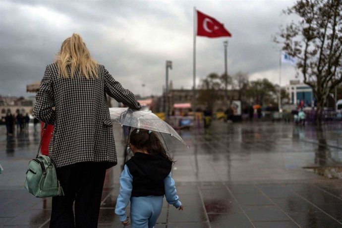 Secuelas de las inundaciones en Estambul, a 18 de octubre de 2026 