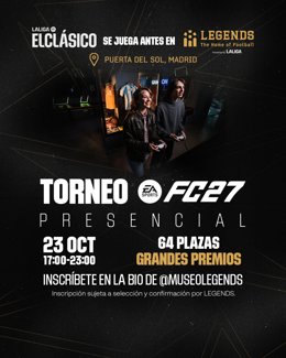 El Clásico comienza en Legends con un torneo de EA Sports FC 27 que enfrentará a 64 aficionados.