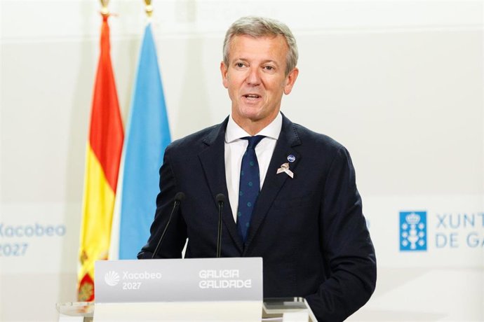 El presidente gallego, Alfonso Rueda