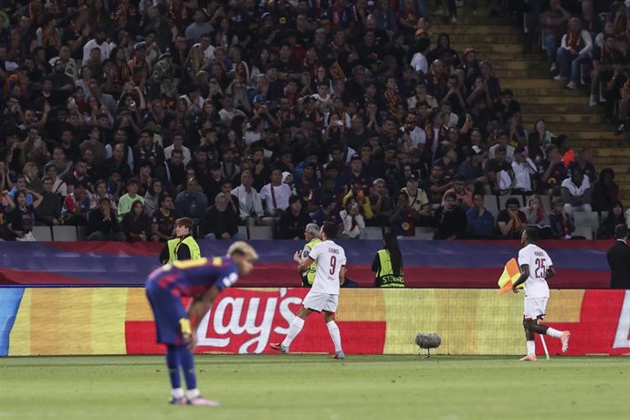 Archivo - Partido de Champions entre FC Barcelona y Paris Saint-Germain