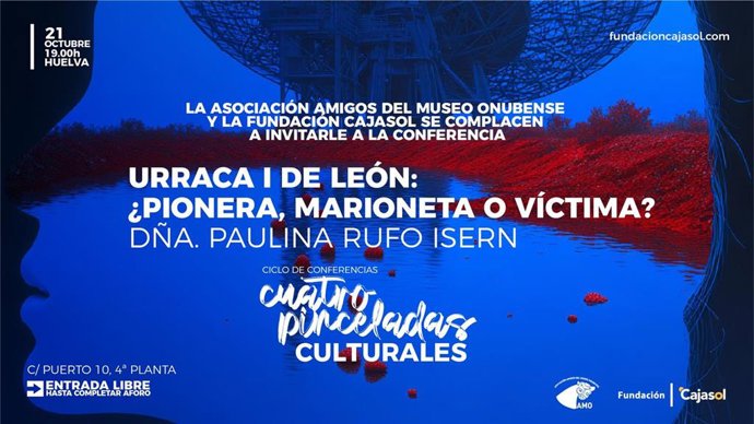 Cartel del ciclo 'Cuatro Pinceladas Culturales'.