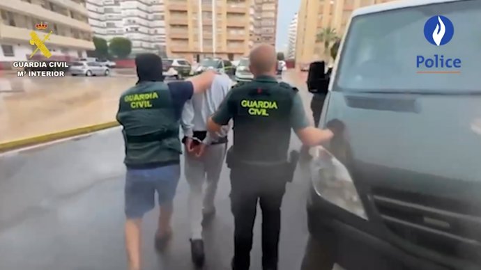 Uno de los detenidos en Almería por el crimen de un agente de policía en Bélgica