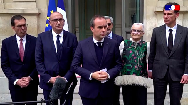 Lecornu impone "toques de queda localizados" en varias ciudades de Francia