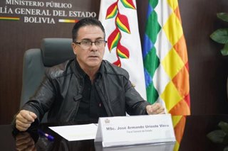 El fiscal general del Estado de Bolivia, José Armando Urioste