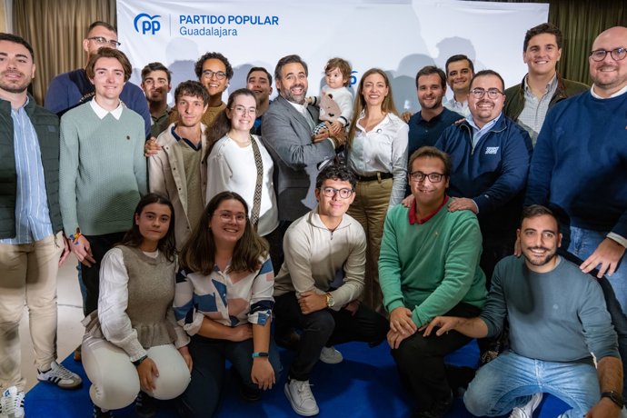 Acto público en Guadalajara junto a la portavoz parlamentaria del PP, Ester Muñoz, 