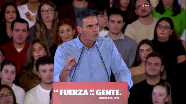 Sánchez apela a la concentración del voto en el PSOE ante la fragmentación: "Tod