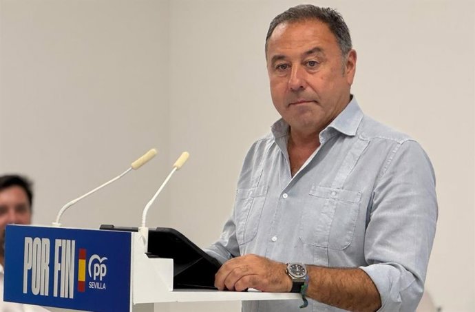 El presidente del PP de Sevilla, Ricardo Sánchez.
