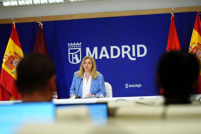 La vicealcaldesa y portavoz municipal, Inma Sanz, durante la rueda de prensa posterior a la Junta de Gobierno