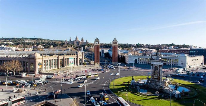 Recinto de Fira de Barcelona en Montjuïc