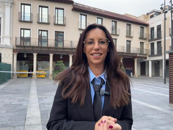 La portavoz del Grupo Municipal Socialista en el Ayuntamiento de Guadalajara, Lucía de Luz.