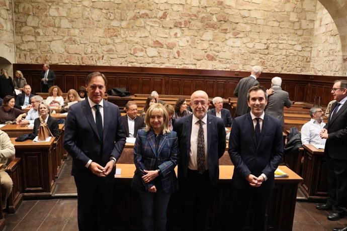 García Carbayo, durante la inauguración del encuentro.