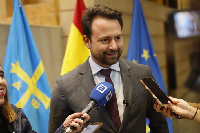 El presidente del PP de Asturias, Álvaro Queipo