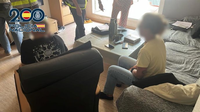 Operatiu de detencions desenvolupat per la Policia Nacional
