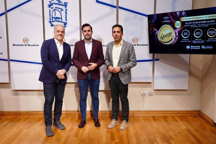 Francisco Fuentes (i), Roberto Migallón y Moisés Santana.
