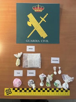Material incautado.
