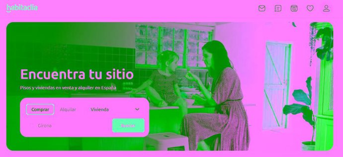 Portada de la web habitaclia
