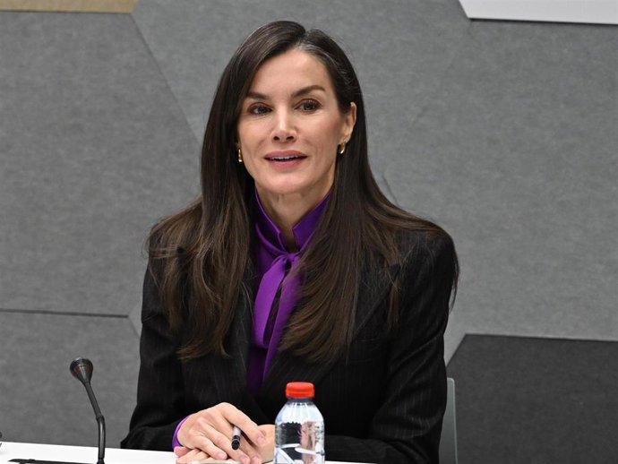 Archivo - La Reina Letizia ha presidido la reunión del Patronato de FAD Juventud