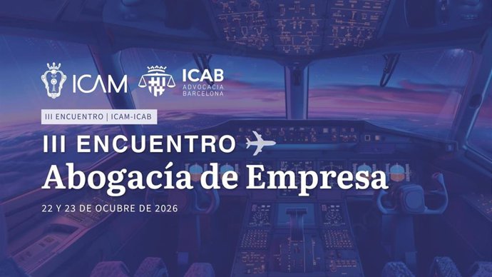 Cartel del III encuentro de abogacía de empresa