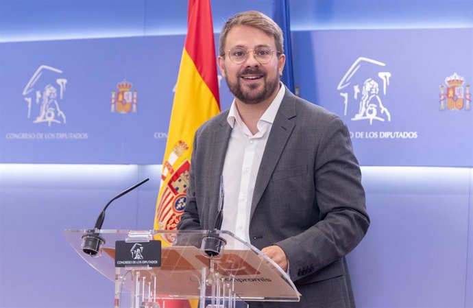 El portavoz adjunto de Sumar en el Congreso, Alberto Ibáñez