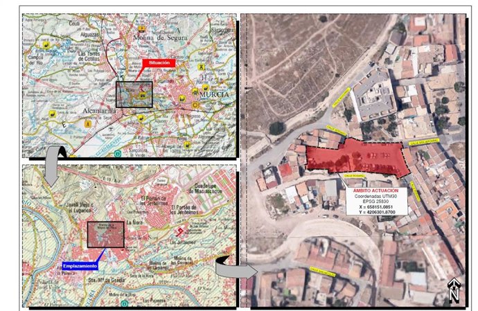 El Ayuntamiento de Murcia invertirá 204.981 euros en remodelar la calle Rosario de La Ñora y crear una zona infantil