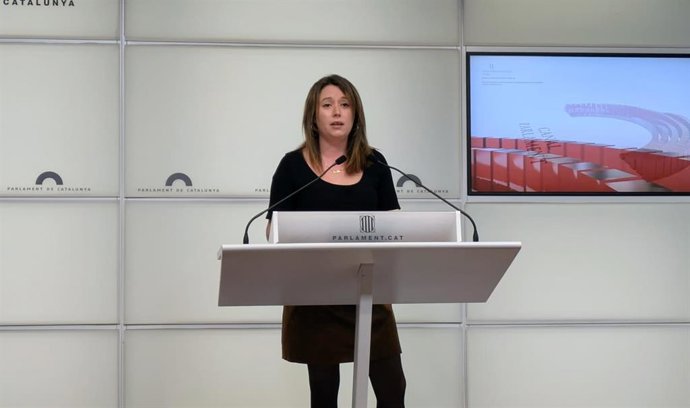 La diputada de la CUP en el Parlament Laure Vega