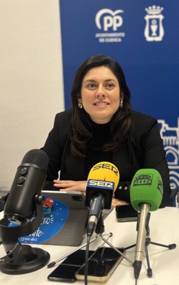 La concejal del Grupo Municipal Popular en el Ayuntamiento de Cuenca, Bea Jiménez.