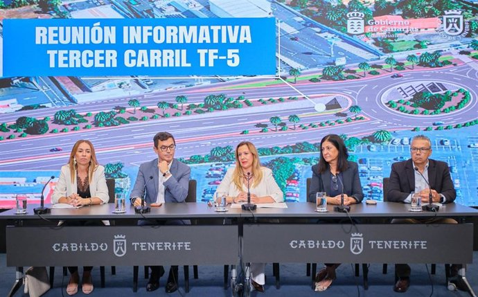 Reunión informativa sobre el inicio de las obras de ampliación en la TF-5