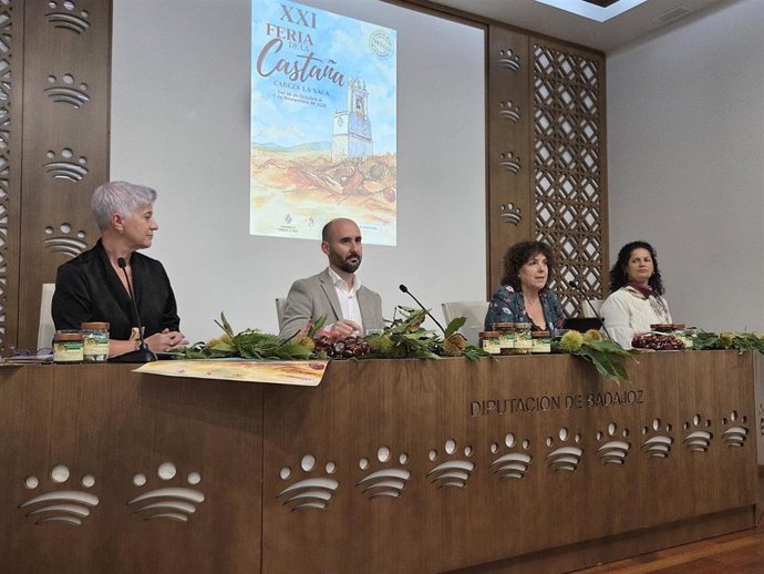 Presentación de la Feria de la CAstaña de Cabeza la Vaca