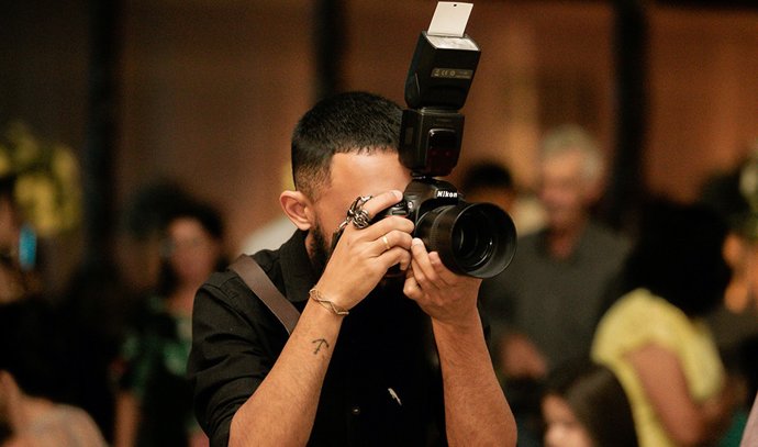 Un fotoperiodista en imagen de archivo.