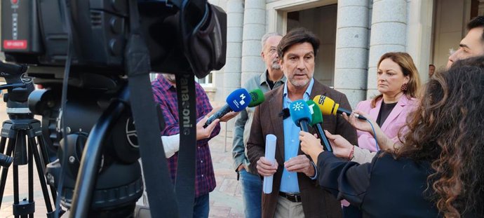 El secretario general del PSOE de Huelva capital y candidato a la Alcaldía del Ayuntamiento de la ciudad, Enrique Gaviño.