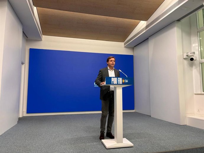 El secretario general del PP-A, Antonio Repullo, este martes