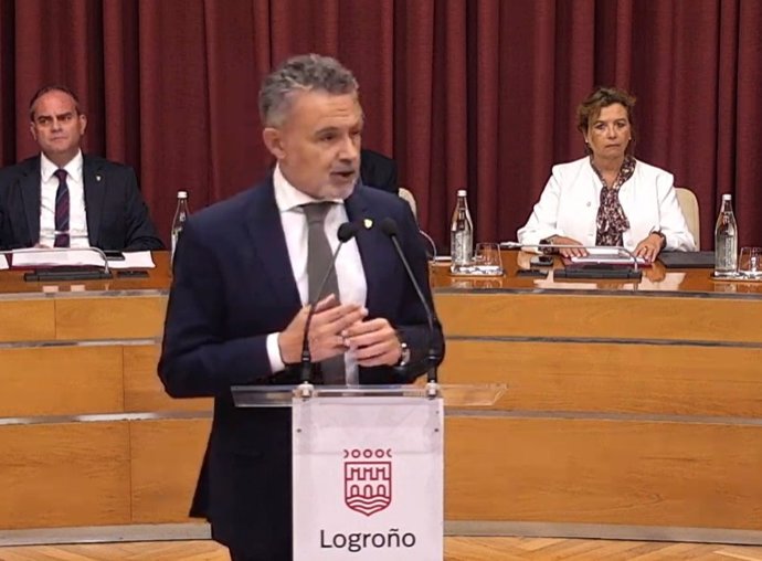 El alcalde de Logroño, Conrado Escobar, en la segunda jornada del Debate sobre el Estado de la Ciudad 2026
