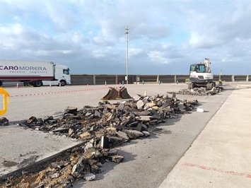Comienzan las obras del sistema de suministro eléctrico a buques en el puerto de Ciutadella
