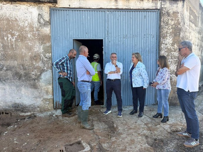Visita d'Agricultura a la zona afectada per la dana Adam