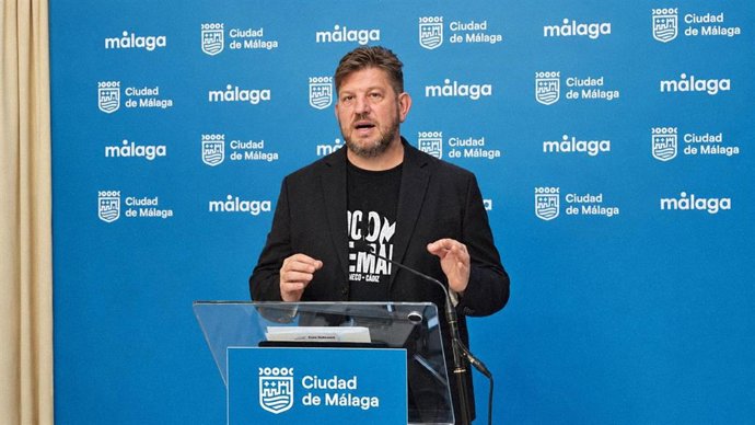 El portavoz municipal de Con Málaga, Nicolás Sguiglia, en una imagen de archivo.