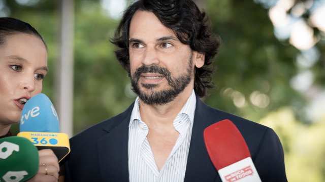 Archivo - La pareja de la presidenta de la Comunidad de Madrid, Alberto González Amador, a su llegada a los Juzgados de Plaza de Castilla, a 30 de junio de 2026, en Madrid (España).