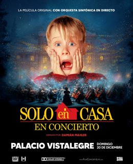 Cartel de 'Solo en casa en concierto'.
