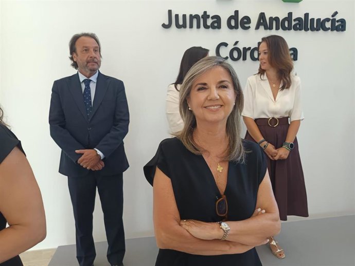 La titular de la Delegación Territorial de Sanidad y Consumo de la Junta de Andalucía en Córdoba, María Jesús Campos.